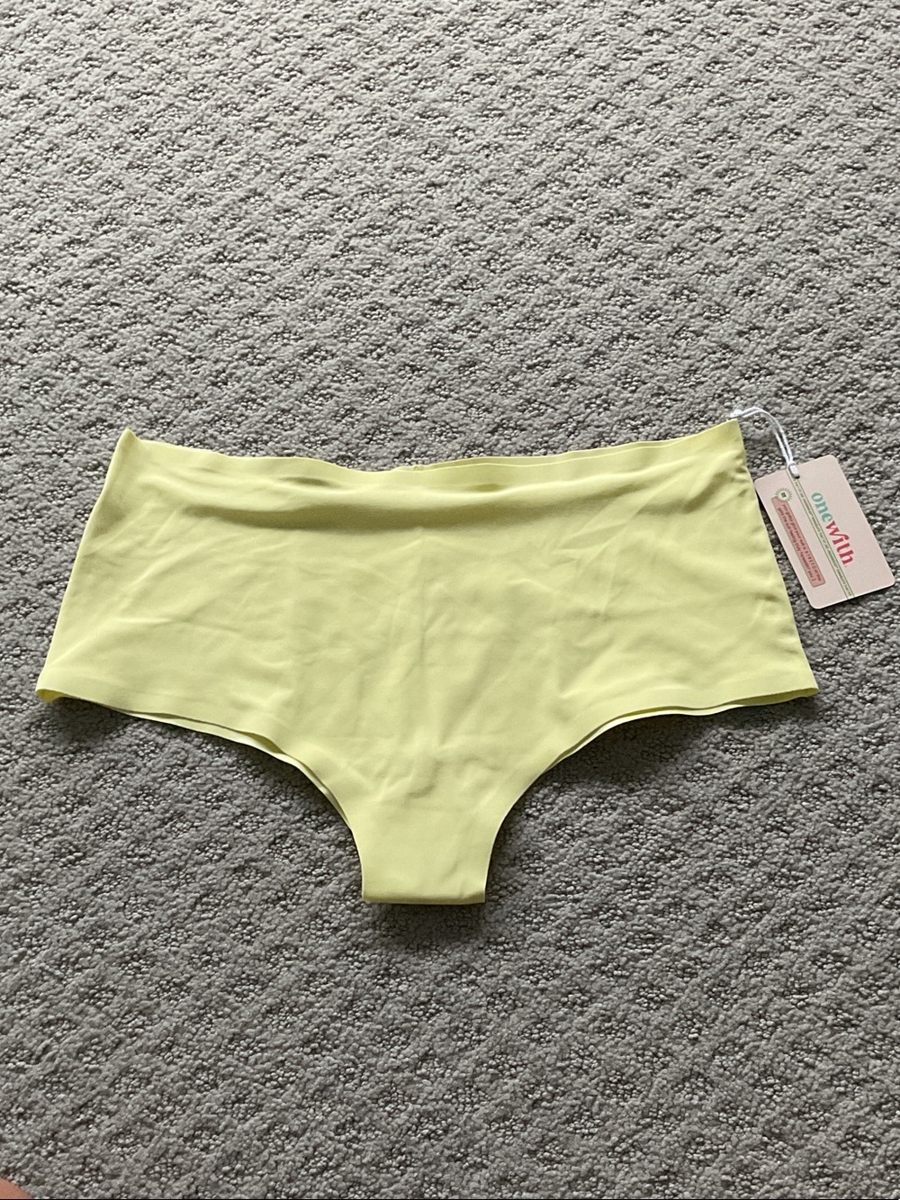 Seamless Pale Yellow Women’s Bikini Bottoms 0468